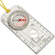 Magnifying Orienteering Compass Navigation Map Reading Scouts Army Hiking