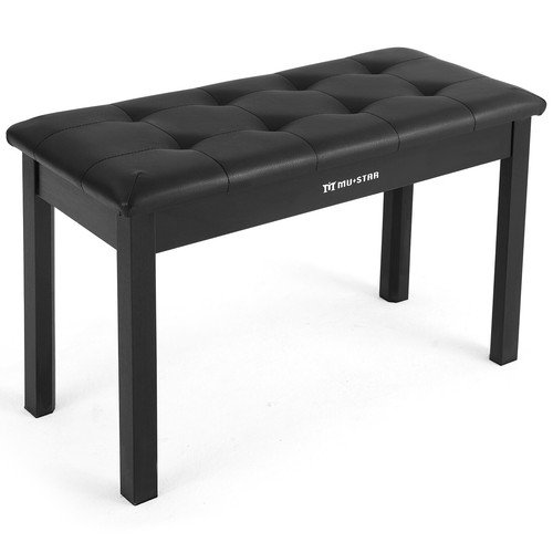 Mustar piano stool - , wooden