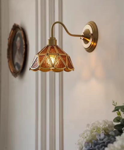 Stained glass lights wall - stained,