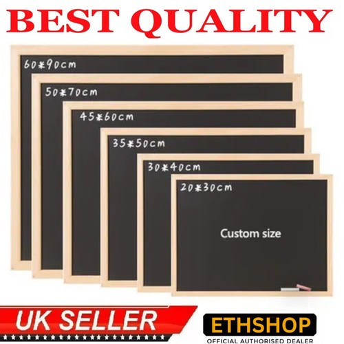Blackboard wooden chalk board - wooden,