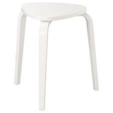 ikea KYRRE Stool 3 legs Table Triangular Shaped Seat Kitchen Room Usage