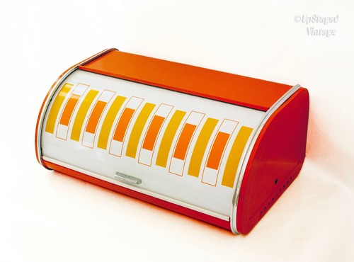 Orange roll top - roll, bin