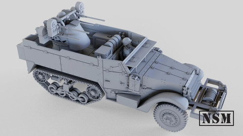 Wwii m16 quad - m16, halftrack