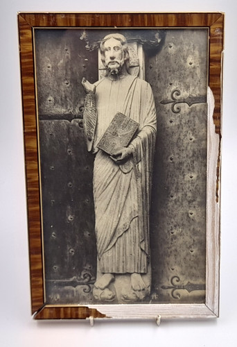 Vtg french framed photograph - french,