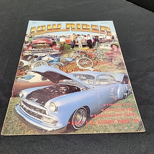 Lowrider magazine march 1982 - lowrider,