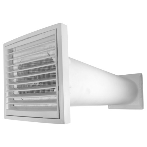 100mm wall vent - wall, with