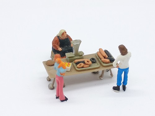 Preiser figures market stall - preiser,