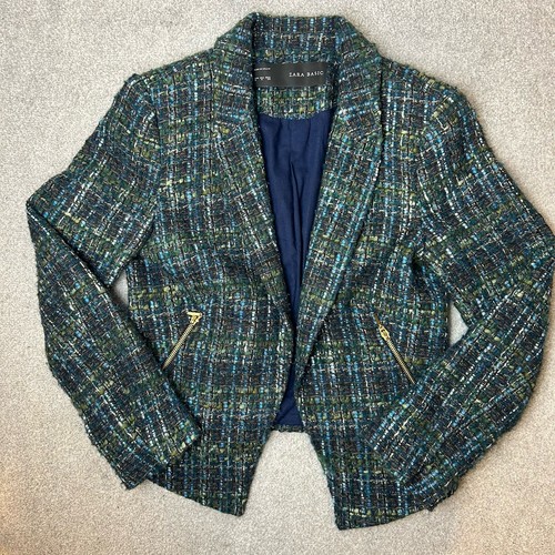 Zara tweed wool - zara, blazer