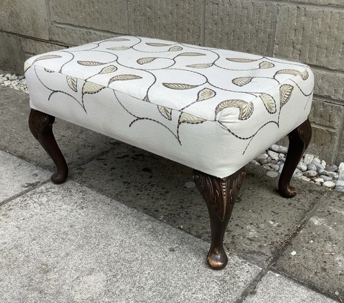 Vintage large footstool - vintage,