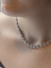 Swarovski angelic necklace, silver, new without tags