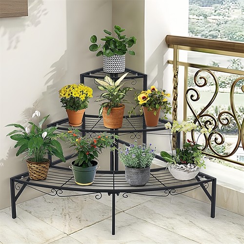 Rustproof metal corner plant - metal,