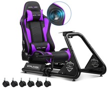 GTPLAYER Racing Simulator Cockpit with Seat Sim Racing Cockpit Multi-function  ✨