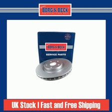 2x Brake Discs Vented For Subaru Impreza 2.5 WRX STi AWD Borg Front 26300FE070