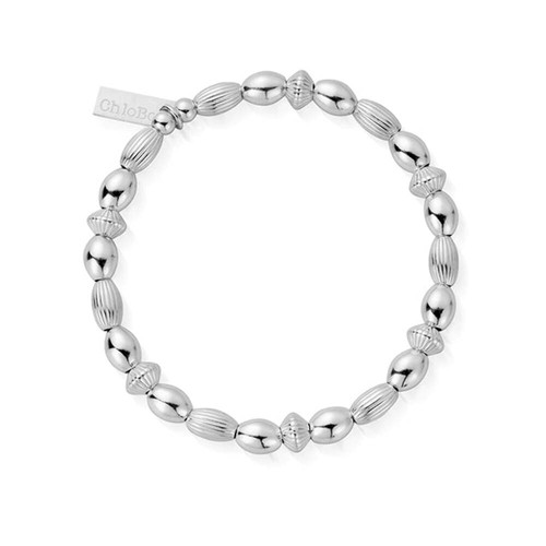 Chlobo silver mini oval - silver, disc