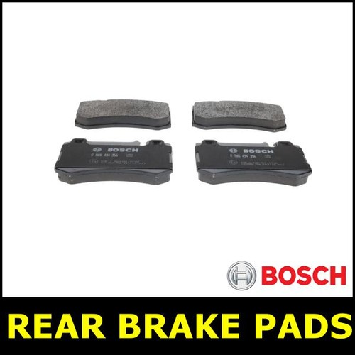 Brake pads rear - rear, mercedes