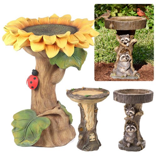 Polyresin sunflower bird - polyresin,