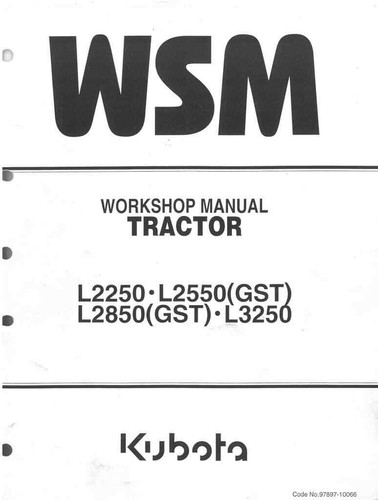 Kubota tractor l2250 - kubota,