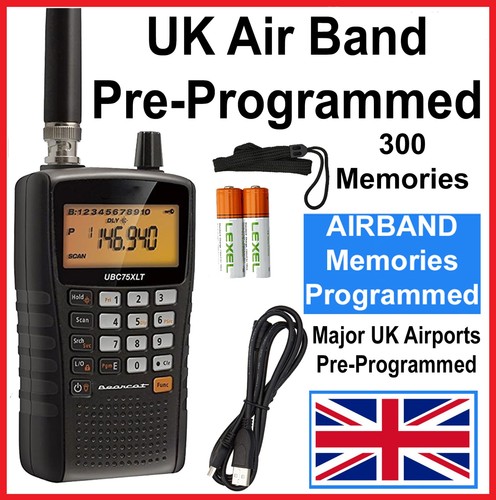 Uniden ubc75xlt airband radio - ubc75xlt,
