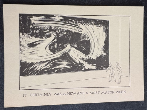 Art postcard glen baxter - postcard,