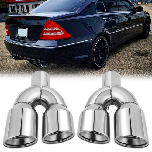 Dual exhaust tip for - 2.5",