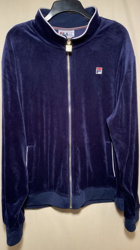 Fila vintage navy blue velour - fila,