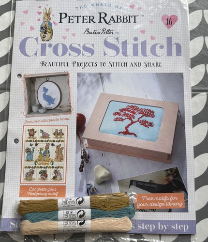 Peter rabbit cross stitch - cross,