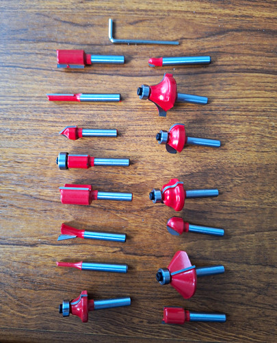 12pc steel router - 12pc,