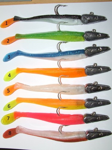 Fft 90g sand eel lures - eel, puffin