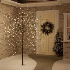 8ft Weeping Willow Tree 850 LEDs Ice or Warm White In or Outdoors Free Delivery