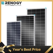 Renogy  N-Type 100W 175W 200W 320W 640W Solar Panel 12V Mono Off Grid RV Caravan