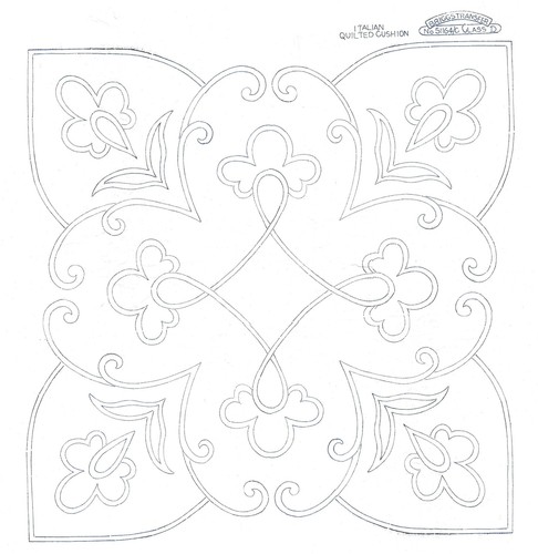 Vintage embroidery transfer - vintage,