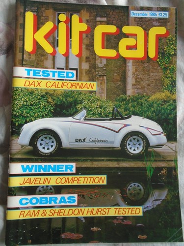 Kit car dec 1985 dax - kit,