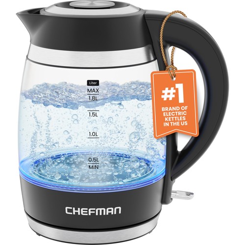 Chefman electric kettle 8l - electric, 1.8l