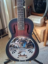 Resonator Guitar Gretsch G9230 Bobtail Squareneck with Fishman Pickup + Case 