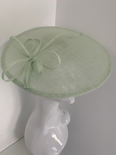 Mint green saucer hat - green,