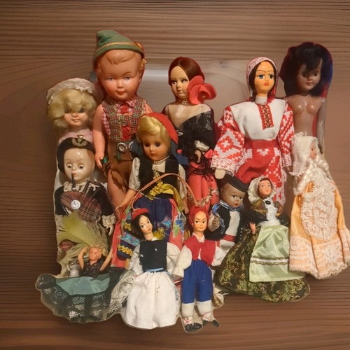 Antique souvenir dolls bundle - antique, bundle-