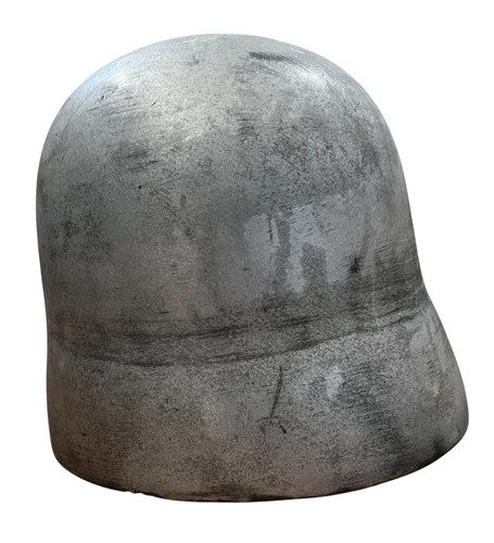 Vintage antique aluminum hat - aluminum,