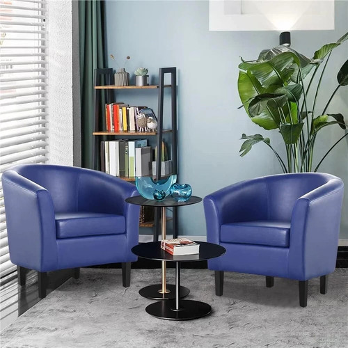 Tub chair faux leather - chair,