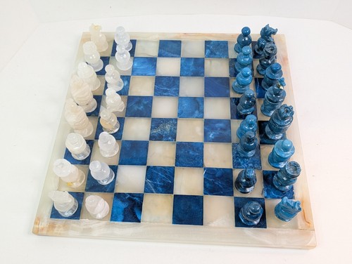 Marble alabaster blue - marble,