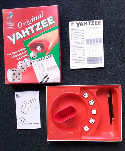 Yahtzee dice game 1997 - mb,