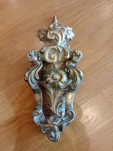Heavy solid brass floral - floral, door