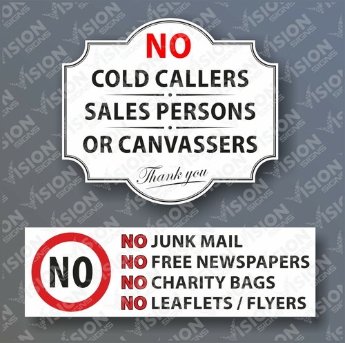Cold calling callers door - no,