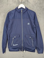 Adidas Originals x Vespa Track Jacket Size Medium Blue Full Zip Vintage 2010 