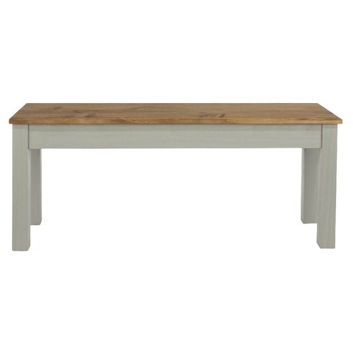 Small dining bench corona grey - bench,