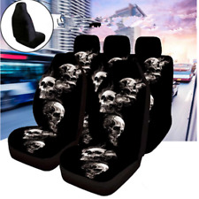 Car Seat Covers 3D Skull 7Pcs