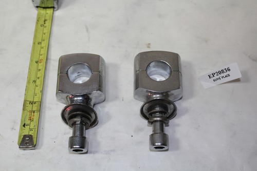 Chrome handlebar risers - 3",