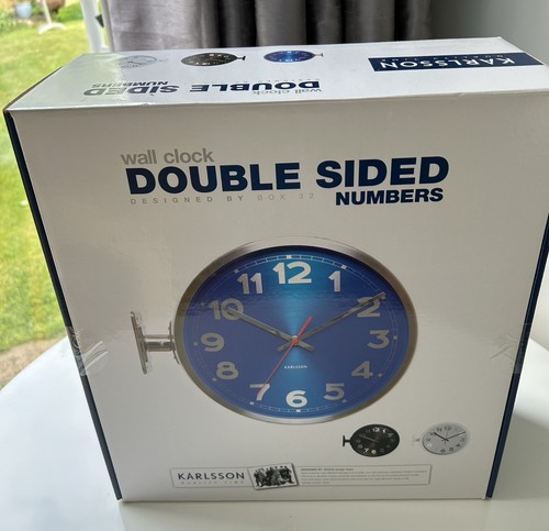 Karlsson double sided clock - karlsson,