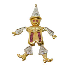 9ct Yellow Gold, Ruby &