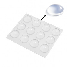 12x Clear Self-Adhesive