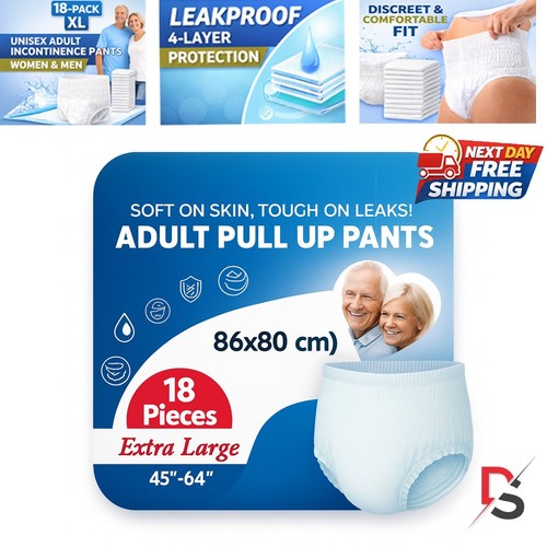 Adult pull pants - pull, up